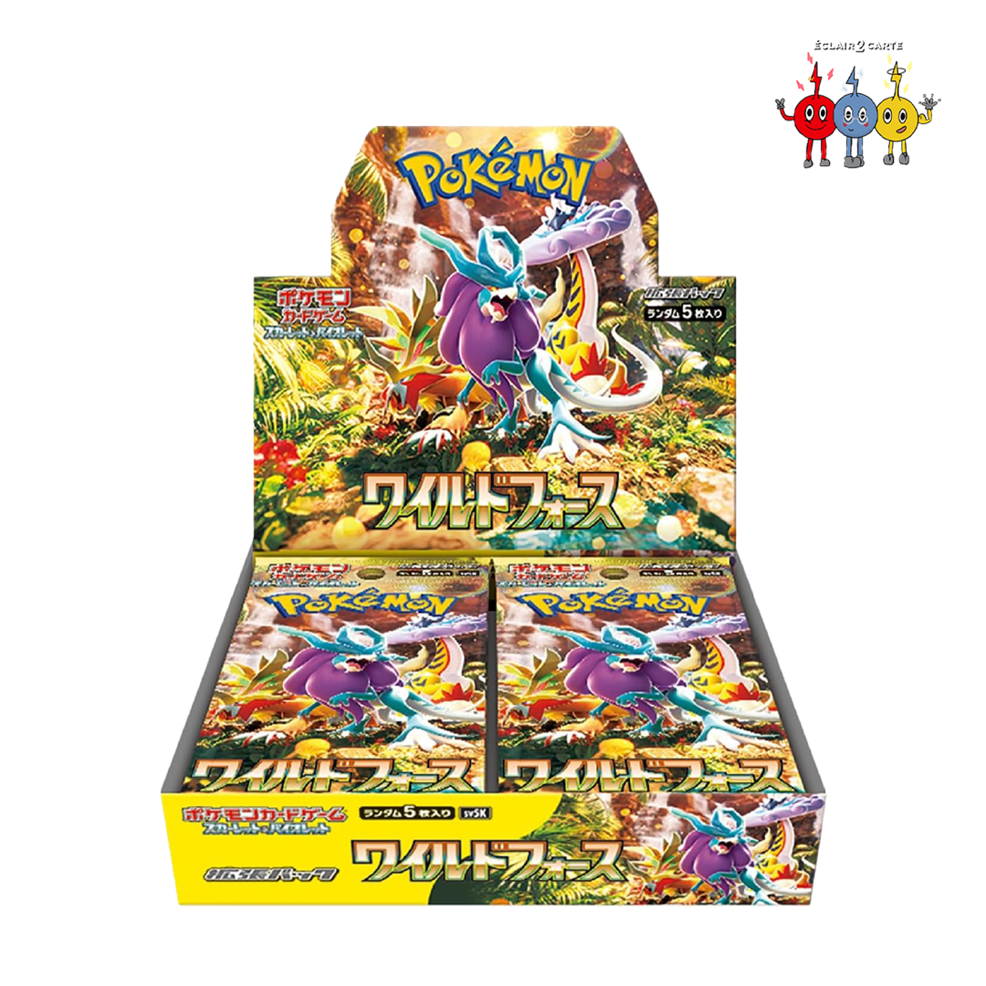 Display de 30 Boosters SV5K - Wild Force Japonais